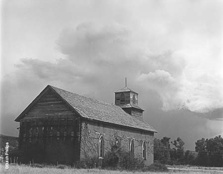 Cloud Over Abandoned Church